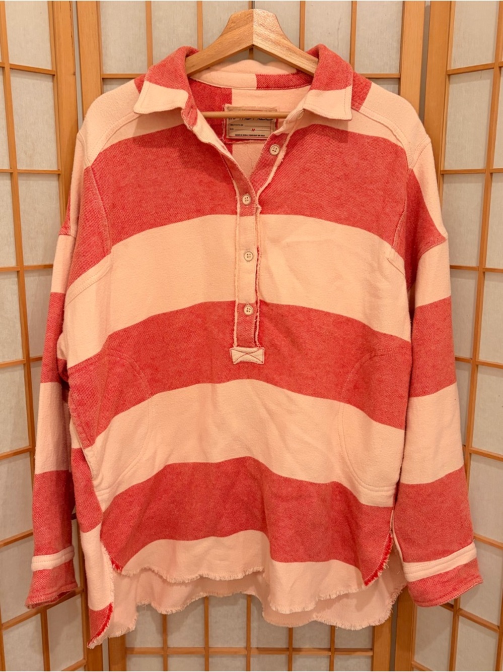Free People We The Free Arizona Sky Striped Pullover - Picture 2 of 9